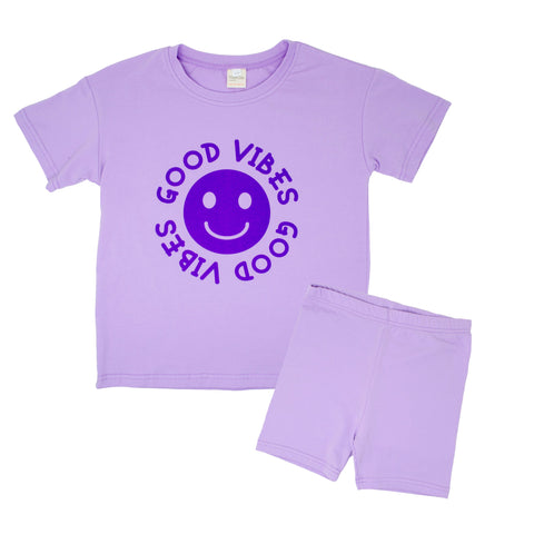 T-Shirt and Short Set Kids | Purple